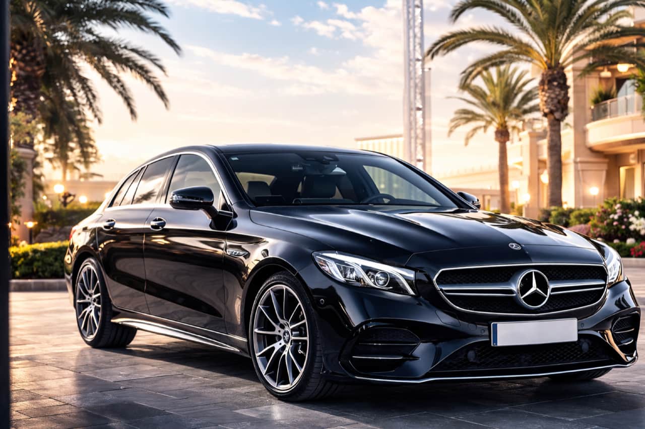 Transfert de luxe à Málaga - Véhicule premium avec chauffeur privé