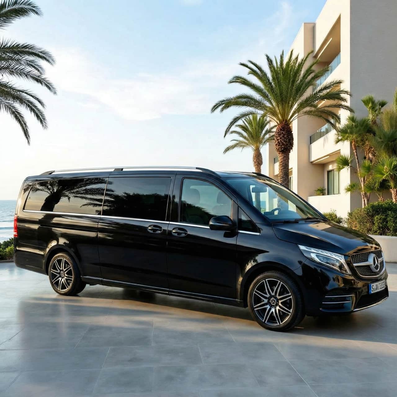 Transfert de luxe à Málaga - Véhicule premium avec chauffeur privé